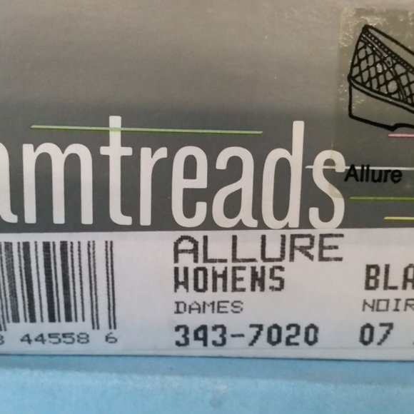 New Women's FOAMTREADS ALLURE black slippers - Picture 10 of 12